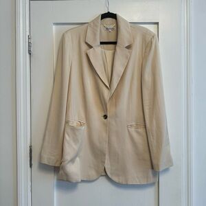 Reformation Classic Relaxed Blazer Oyster Medium